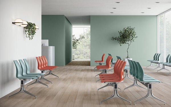Kalea lemn masiv Bench - banca de asteptare 3 scaune