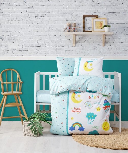 Set pătuț pentru bebeluși White Mint