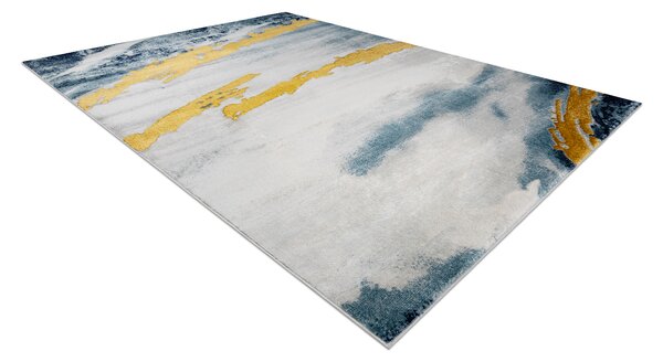 Exclusiv EMERALD covor 1023 glamour, stilat, abstracțiune albastru / aur