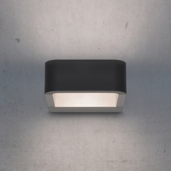 Aplică LED de exterior Brilagi BARI LED/7W/230V 3000/4000/6000K antracit IP54