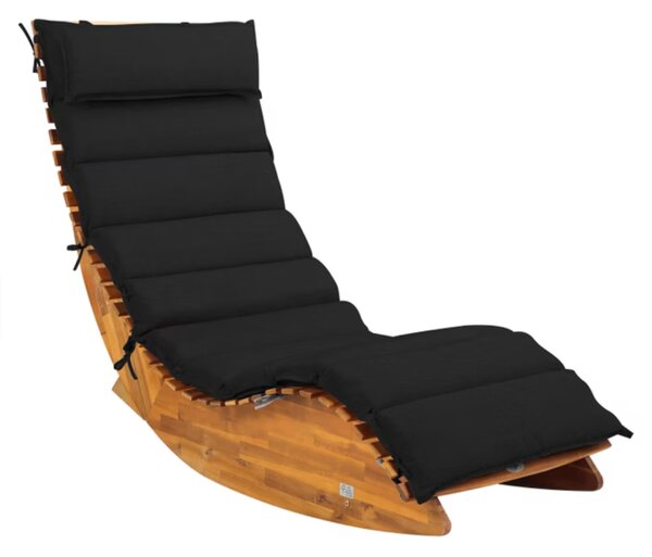 Saltea pentru șezlong pentru saună BALI, 58x7x177cm, antracit Detex