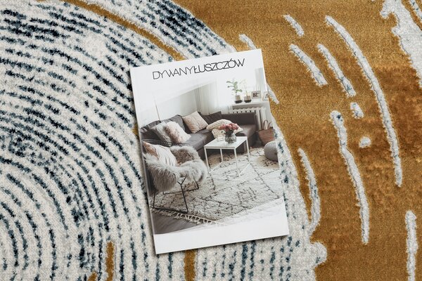 Exclusiv EMERALD covor 1024 glamour, stilat, abstracțiune albastru / aur