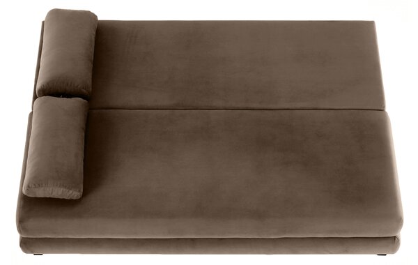 KONDELA Canapea extensibilă, textil capuccino/bej, CLIV