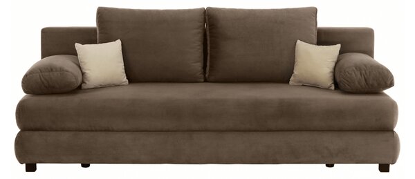 KONDELA Canapea extensibilă, textil capuccino/bej, CLIV