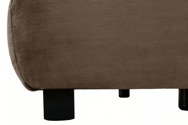 KONDELA Canapea extensibilă, textil capuccino/bej, CLIV