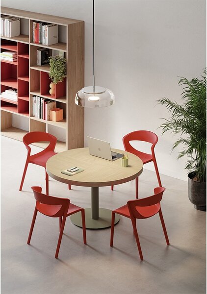 Kicca One – Scaun monobloc cu 4 picioare, din polipropilena armata