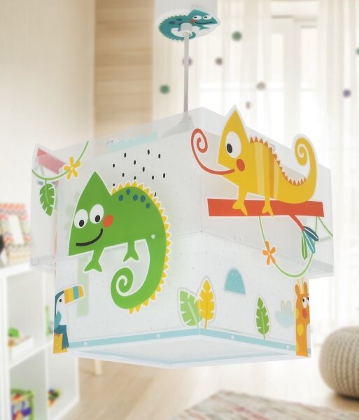 Lustră pentru copii HAPPY JUNGLE 1xE27/15W/230V Dalber 63312
