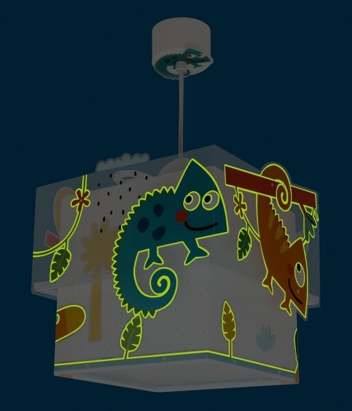 Lustră pentru copii HAPPY JUNGLE 1xE27/15W/230V Dalber 63312