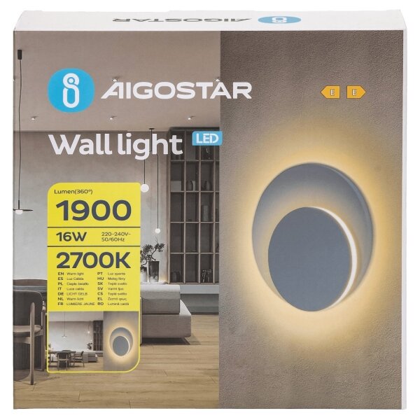 Aplică LED Aigostar LED/16W/230V 2700K alb