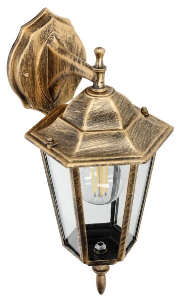 Aplică de exterior 1xE27/60W/230V IP44 aurie