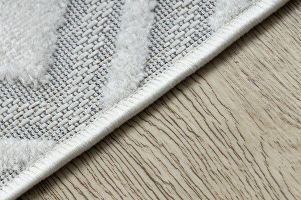 Covor Structural SOLE D3851 Boho, caro - țesute plate bej