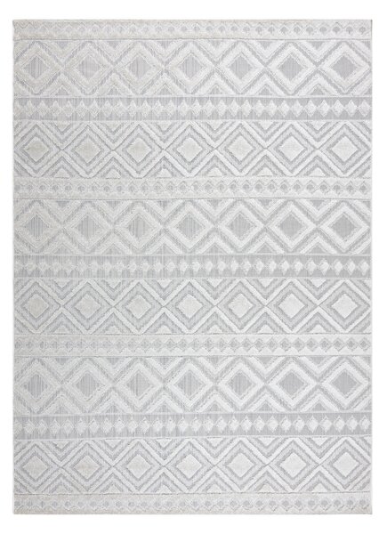 Covor Structural SOLE D3851 Boho, caro - țesute plate bej