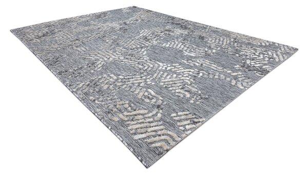 Covor Structural SOLE D3842 hexagoane - țesute plate gri / bej