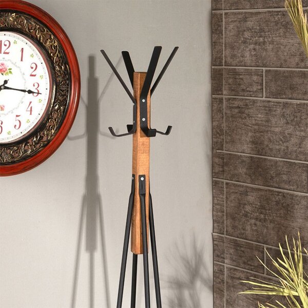 Cuier tip pom Model Myra, Nuc/Negru, 40x160 cm