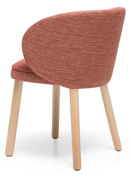 Scaun lemn masiv Bar Koko Basic PG Madera de Fag cu Spătar Curbat Personalizabil