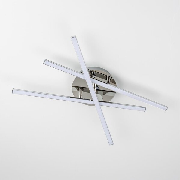 Plafonieră LED 3 x 3W, 230V, crom lucios