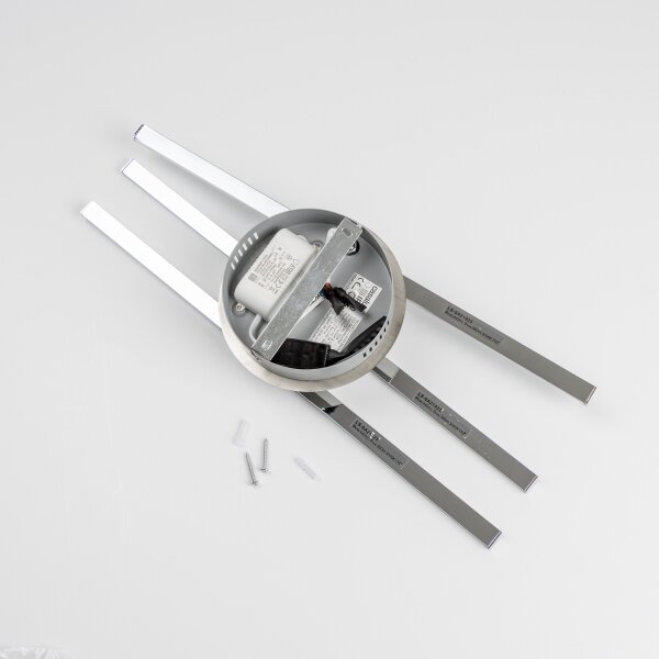 Plafonieră LED 3 x 3W, 230V, crom lucios
