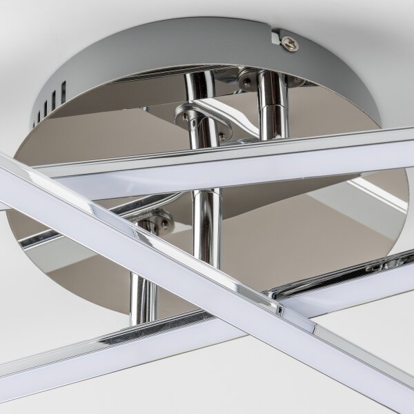 Plafonieră LED 3 x 3W, 230V, crom lucios