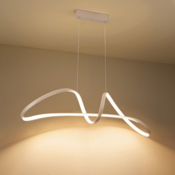 Brilagi-LED Lustră reglabilă pe cablu TWISTER LED/60W/230V 3000-6000K bej+telecomandă