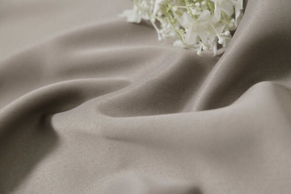 Draperie maro deschis OXFORD 140x250 cm Agatat: Inele metalice