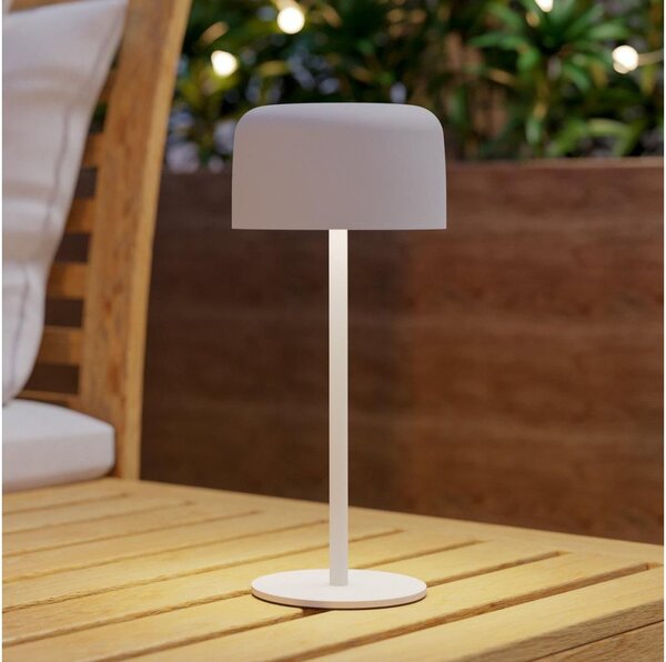Eglo 901892 - Lampă de masă solară LED ROCCANOVA LED/2,8W/3,7V IP44 albă