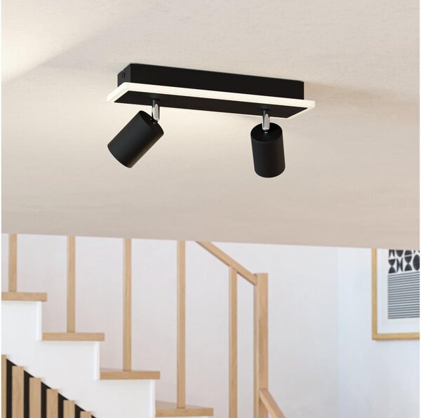 Eglo 901635 - Spot LED RIMBOCCHI, 12W, 230V, negru