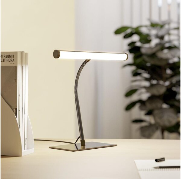Eglo 901981 - Lampă de birou RICCIONE LED dimabilă, 5W/230V, 2700/4000/6500K, crom