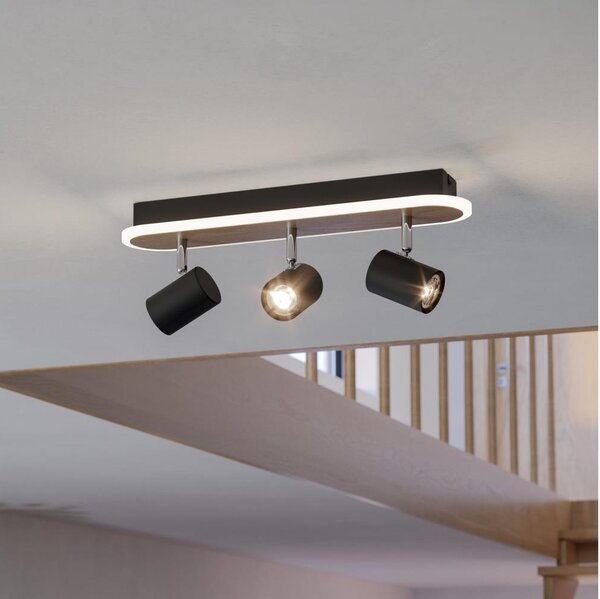 Eglo 901633 - Spot LED RIMBOCCHI, 20W/230V, maro/negru
