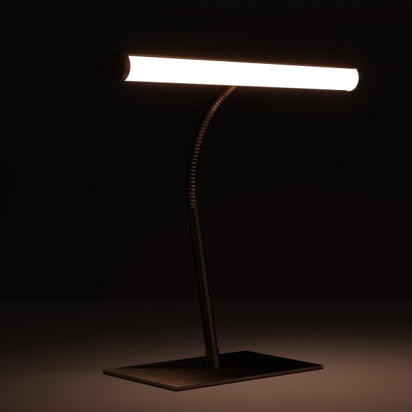 Eglo 901982 - Lampă de birou LED dimabilă RICCIONE LED/5W/230V 2700/4000/6500K crom