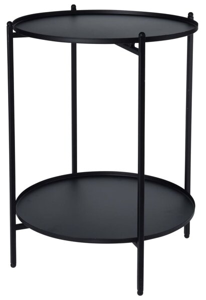 Ambiance Masă laterală, negru, 50,5 cm, metal CAT300680
