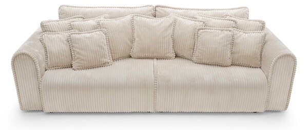 Canapea lemn masiv Big Buddy Extensibila, 302 × 92 × 130 cm