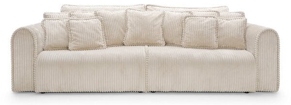 Canapea lemn masiv Big Buddy Extensibila, 302 × 92 × 130 cm