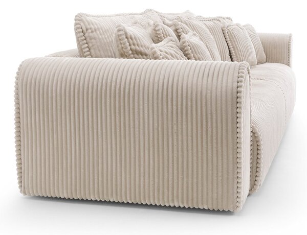 Canapea lemn masiv Big Buddy Extensibila, 302 × 92 × 130 cm