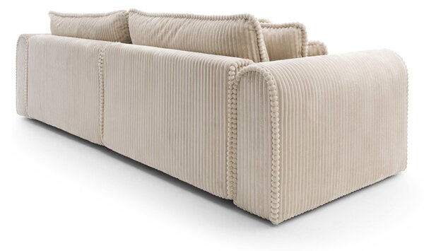 Canapea lemn masiv Big Buddy Extensibila, 302 × 92 × 130 cm