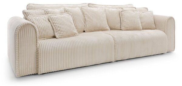 Canapea lemn masiv Big Buddy Extensibila, 302 × 92 × 130 cm