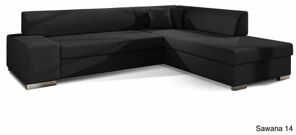 Colțar lemn masiv Extensibil Primo Depozitare 278x217cm Culoare Sawana 05