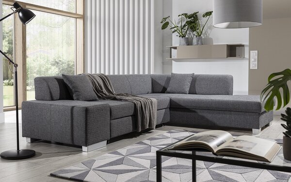 Colțar lemn masiv Extensibil Primo Depozitare 278x217cm Culoare Sawana 05