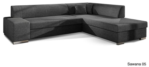 Colțar lemn masiv Extensibil Primo Depozitare 278x217cm Culoare Sawana 05
