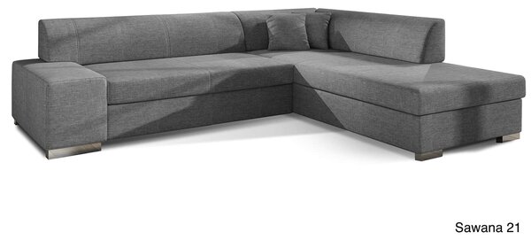 Colțar lemn masiv Extensibil Primo Depozitare 278x217cm Culoare Sawana 05