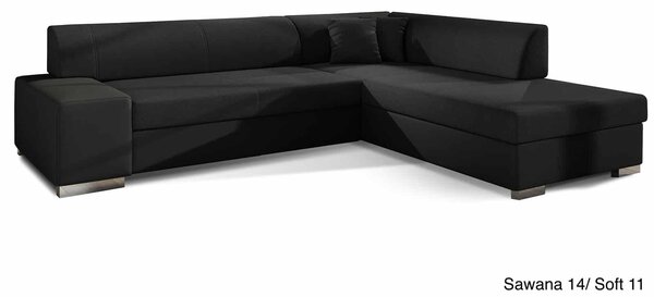 Colțar lemn masiv Extensibil Primo Depozitare 278x217cm Culoare Sawana 05