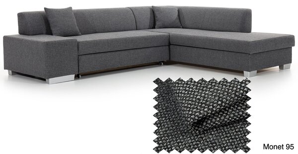 Colțar lemn masiv Extensibil Primo Depozitare 278x217cm Culoare Sawana 05