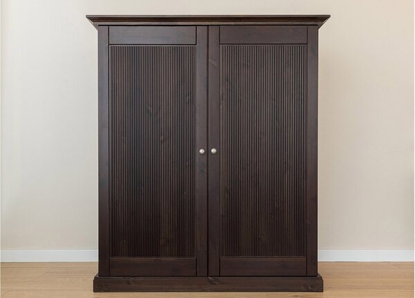 Bufet lemn masiv 2 usi Rosalia, 129 × 54 × 147 cm