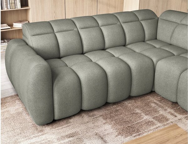 Colțar lemn masiv Extensibil Falcon 258x208cm Ladă Depozitare Personalizabil Electric