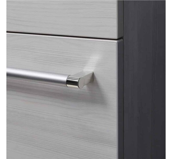 Set lemn masiv alb Mobilier Baie Piccolo - Texturat