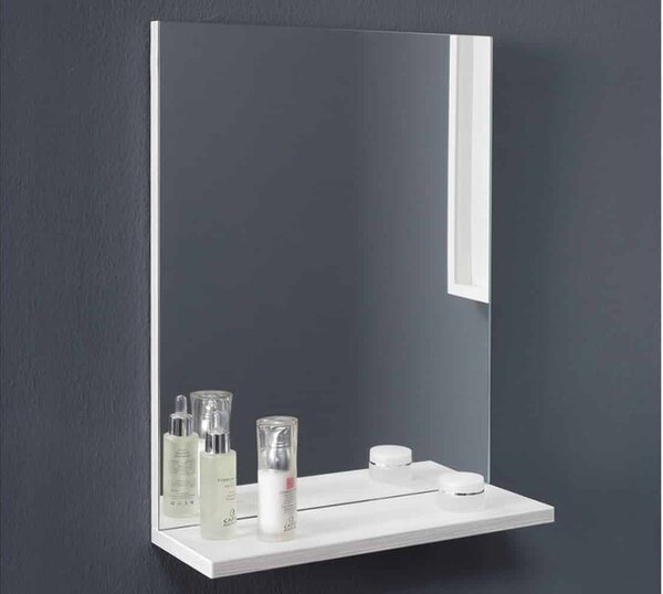 Set lemn masiv alb Mobilier Baie Piccolo - Texturat