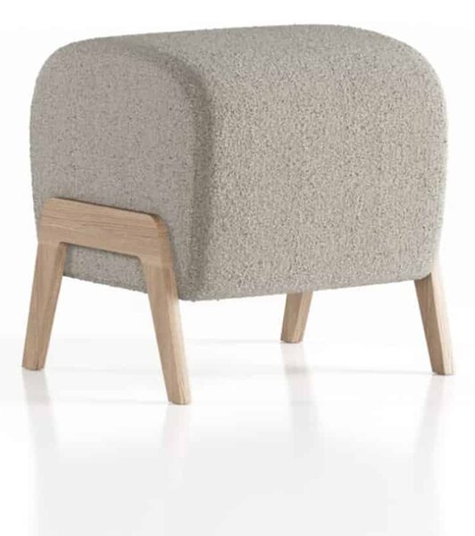 Taburet lemn masiv Brooklyn, 100 × 45 × 48 cm