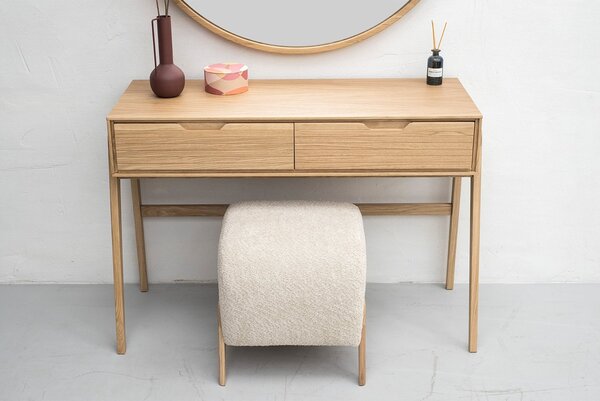 Taburet lemn masiv Brooklyn, 100 × 45 × 48 cm