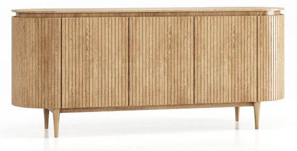 Comodă lemn masiv Miami 5 usi, 180 × 50 × 77,5 cm