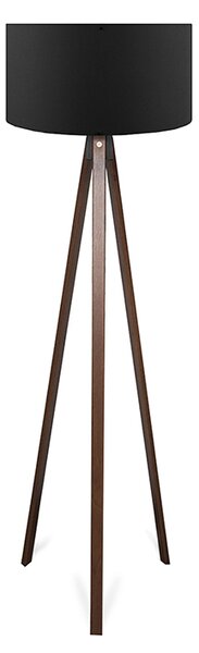 Lampa De Podea Tesally Negru-Nuc 38x140 cm