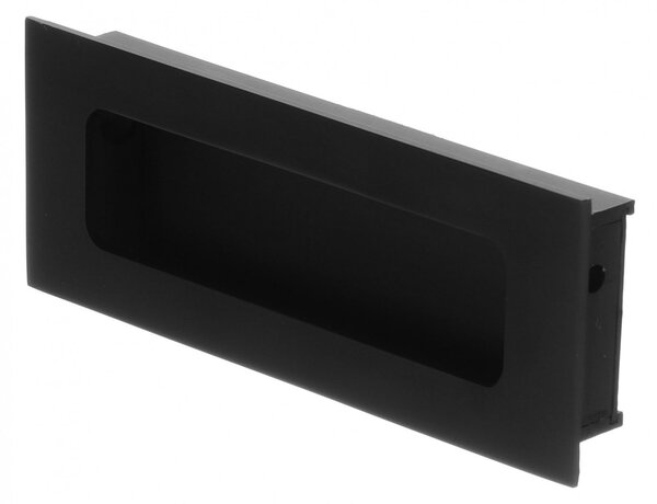Maner incastrat RXZ01 - Negru mat 96 mm ⇒ 112 mm